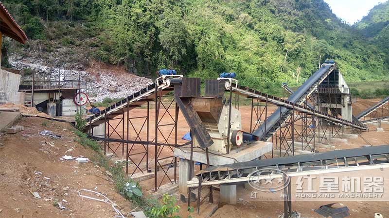 建筑石子破碎機現場