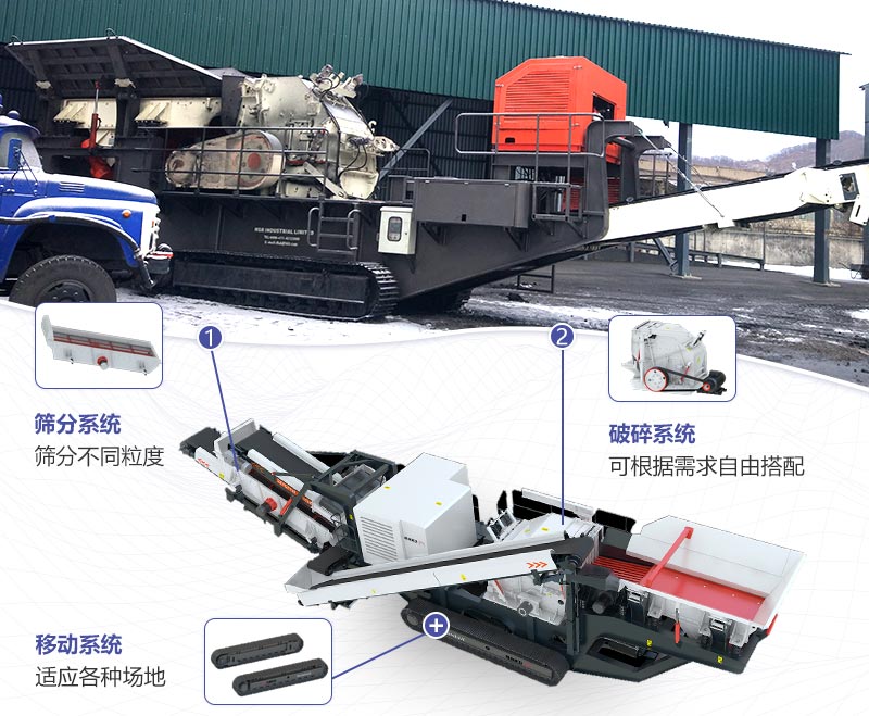 流動石頭破碎機結構簡析